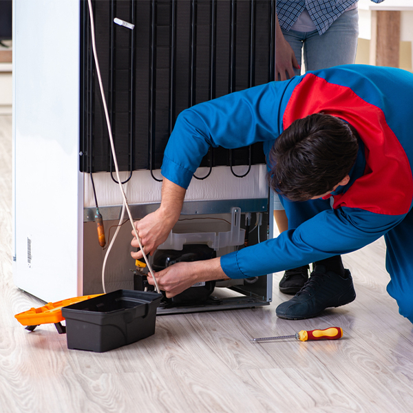 how much do you charge for refrigerator repair services in Kinbrae MN